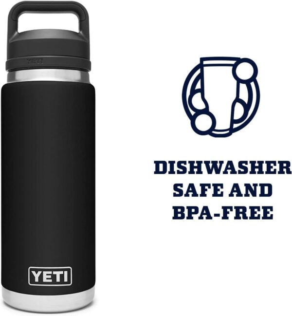 YETI Rambler 26 oz Bottle, Vacuum Insulated, Leakproof, Stainless Steel with Chug Cap - Image 5