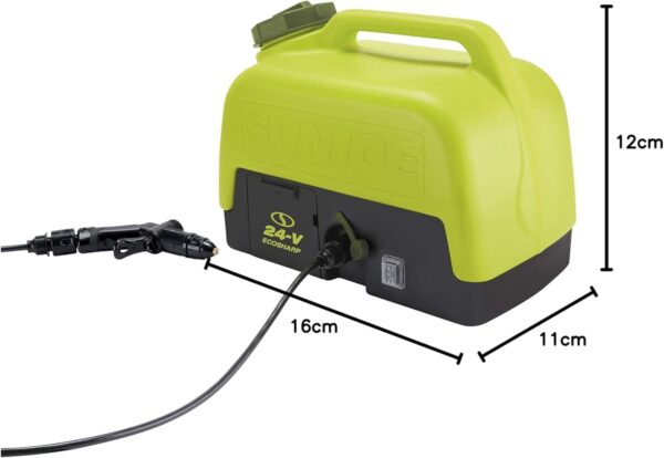 Sun Joe Cordless Portable Spray & Pressure Washer w/ Battery & Charger, 24V WA24C-LTE - Image 10