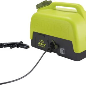 Sun Joe Cordless Portable Spray & Pressure Washer w/ Battery & Charger, 24V WA24C-LTE