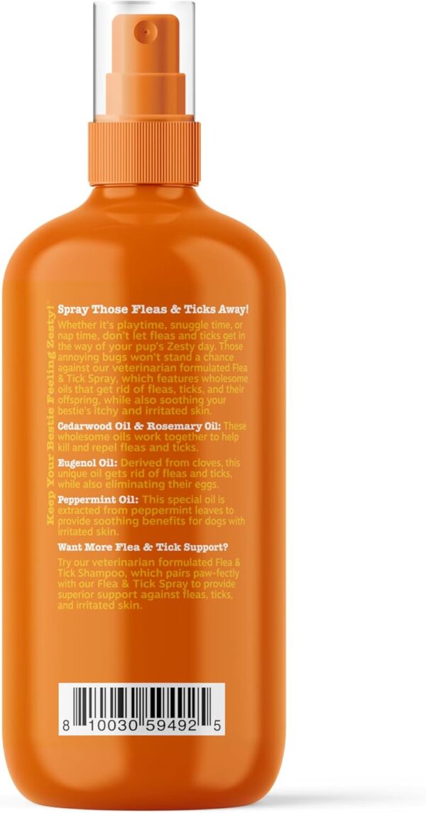 Zesty Paws Flea and Tick Spray for Dogs - Kill Fleas, Ticks & Their Eggs - Veterinarian Formulated - Soothes Itchy & Irritated Dog Skin - Cedarwood Oil, Rosemary Oil & Peppermint Oil - Image 5