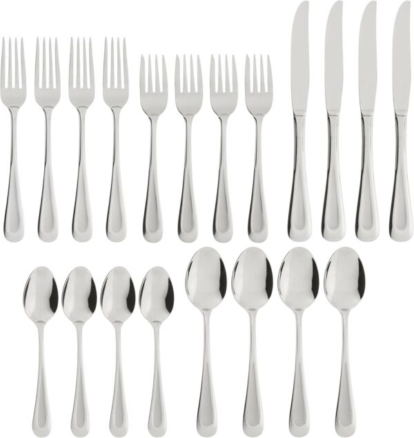 Oneida Satin Sand Dune 20-Piece Flatware Set, Service for 4 - Image 2