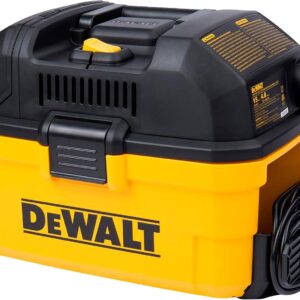 DEWALT DXV04T Portable 4 Gallon Wet/Dry Vacuum, Yellow
