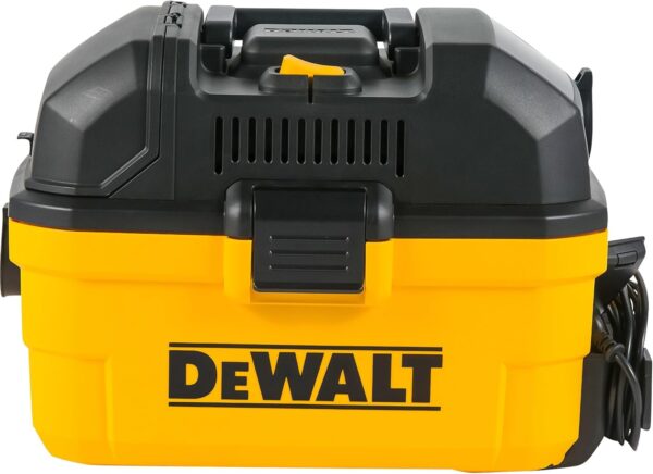 DEWALT DXV04T Portable 4 Gallon Wet/Dry Vacuum, Yellow - Image 6