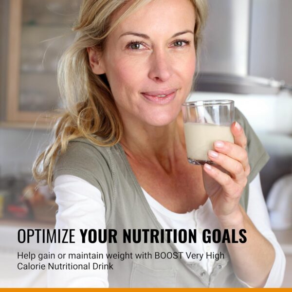 Boost Very High Calorie Vanilla Nutritional Drink – 22g Protein, 530 Nutrient Rich Calories, 8 Fl Oz (Pack of 24) - Image 3