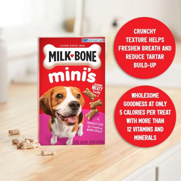 Milk-Bone Mini's Original Dog Biscuits - 15-Ounce (6 Count) - Image 5