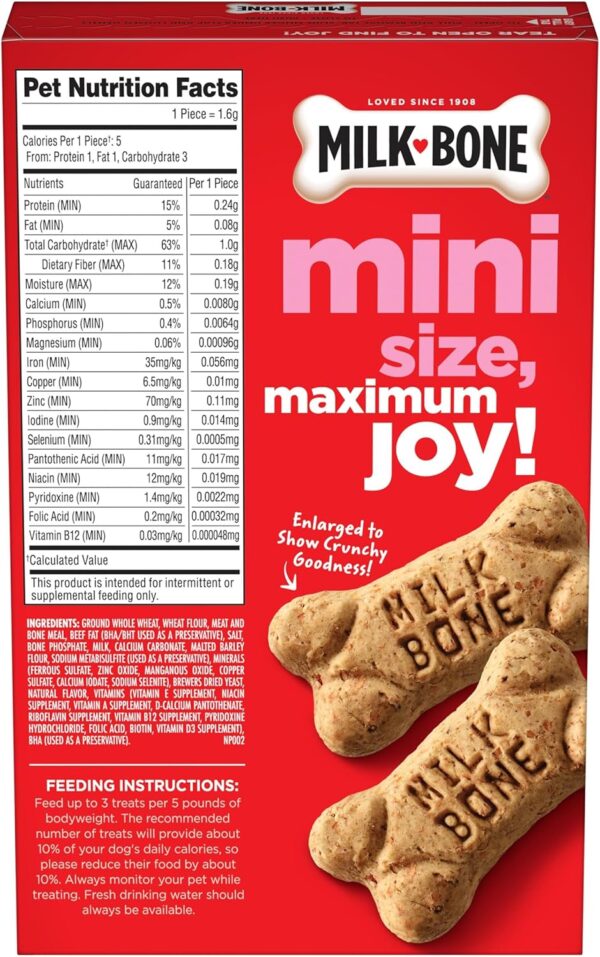 Milk-Bone Mini's Original Dog Biscuits - 15-Ounce (6 Count) - Image 3