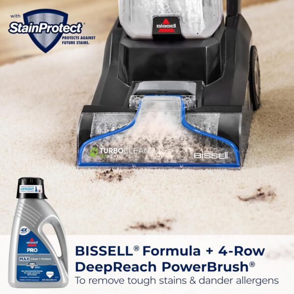 BISSELL TurboClean Pet XL Upright Carpet Cleaner, Upholstery Tough Stain Tool & Formula included, 3746 - Image 6